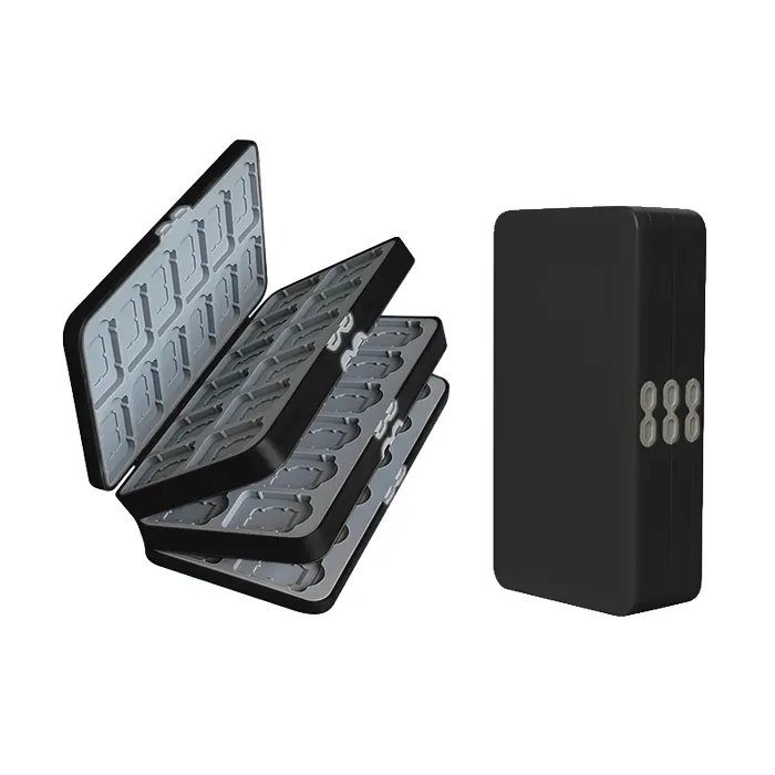 Boîte de rangement pour 72 jeux Switch noir